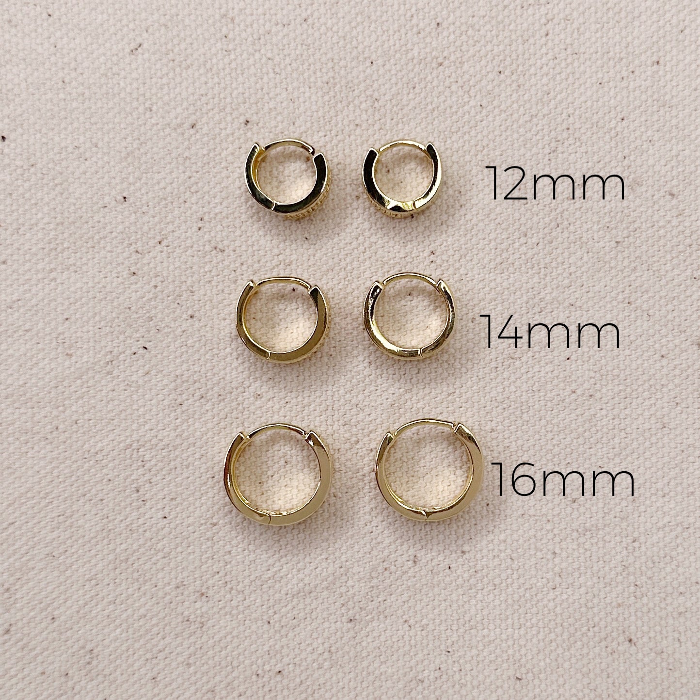 CAMi 18k Gold Filled Wide CZ Clicker Hoop Earrings – Bold, Sparkling & Timeless