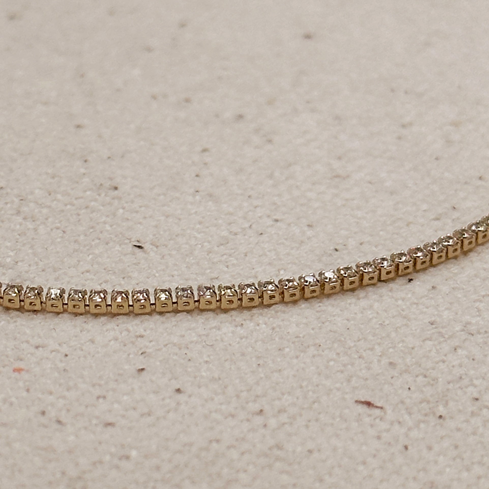 CAMi 18k Gold Filled 1.2mm CZ Tennis Bracelet – Elegant, Minimalist & Handcrafted in Brazil