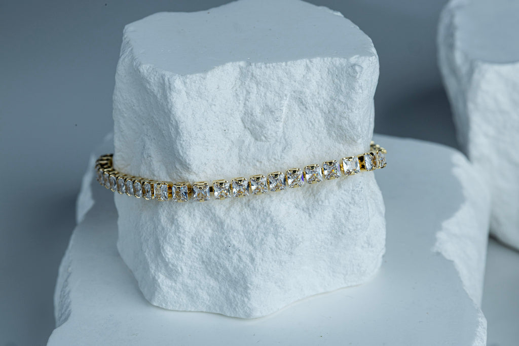 CAMi 18k Gold Filled 3mm CZ Tennis Bracelet – Classic, Sparkling & Handcrafted in Brazil