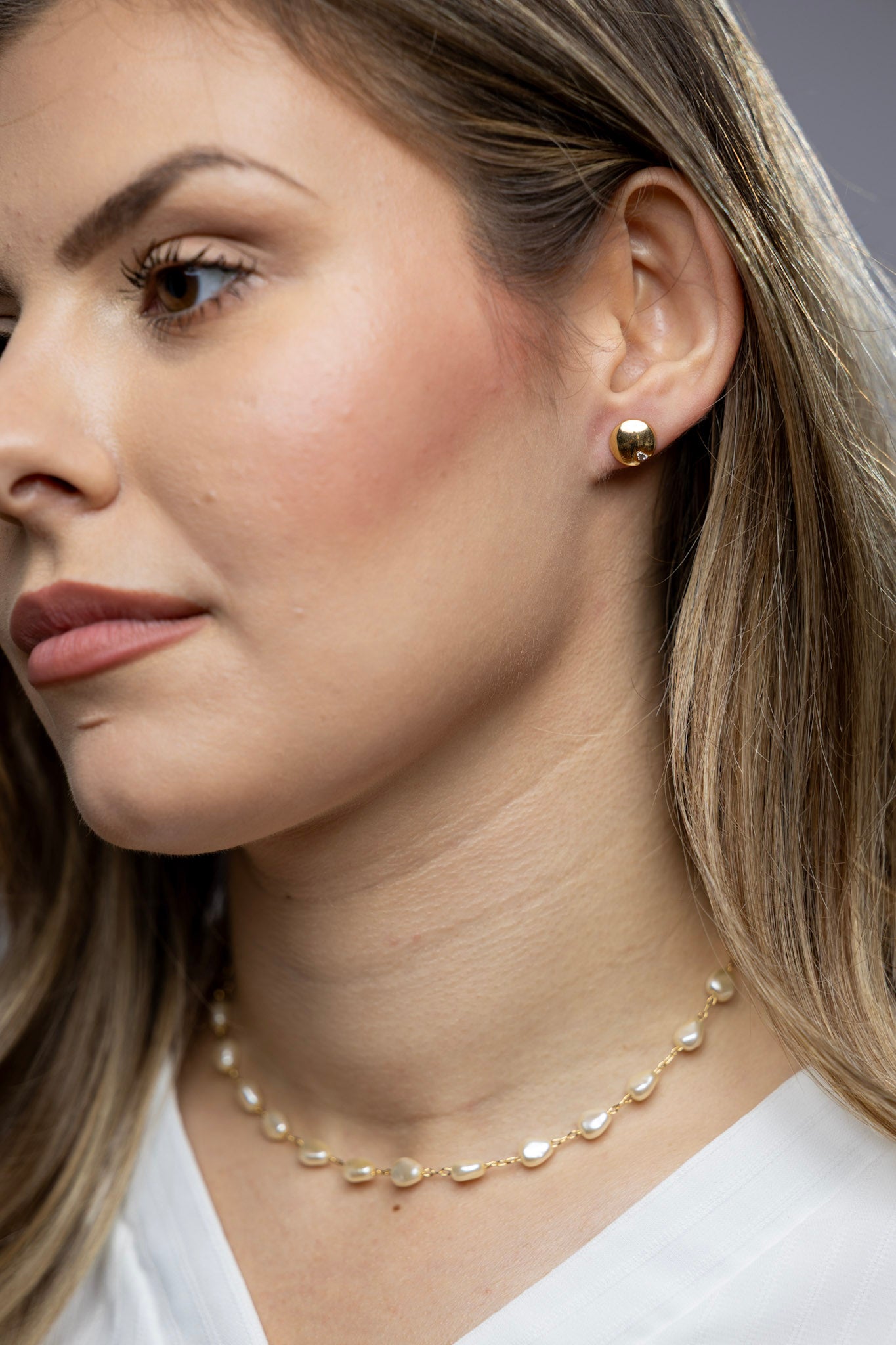 18k Gold Filled Fancy Baroque Necklace – Elegant, Timeless & Handcrafted in Brazil