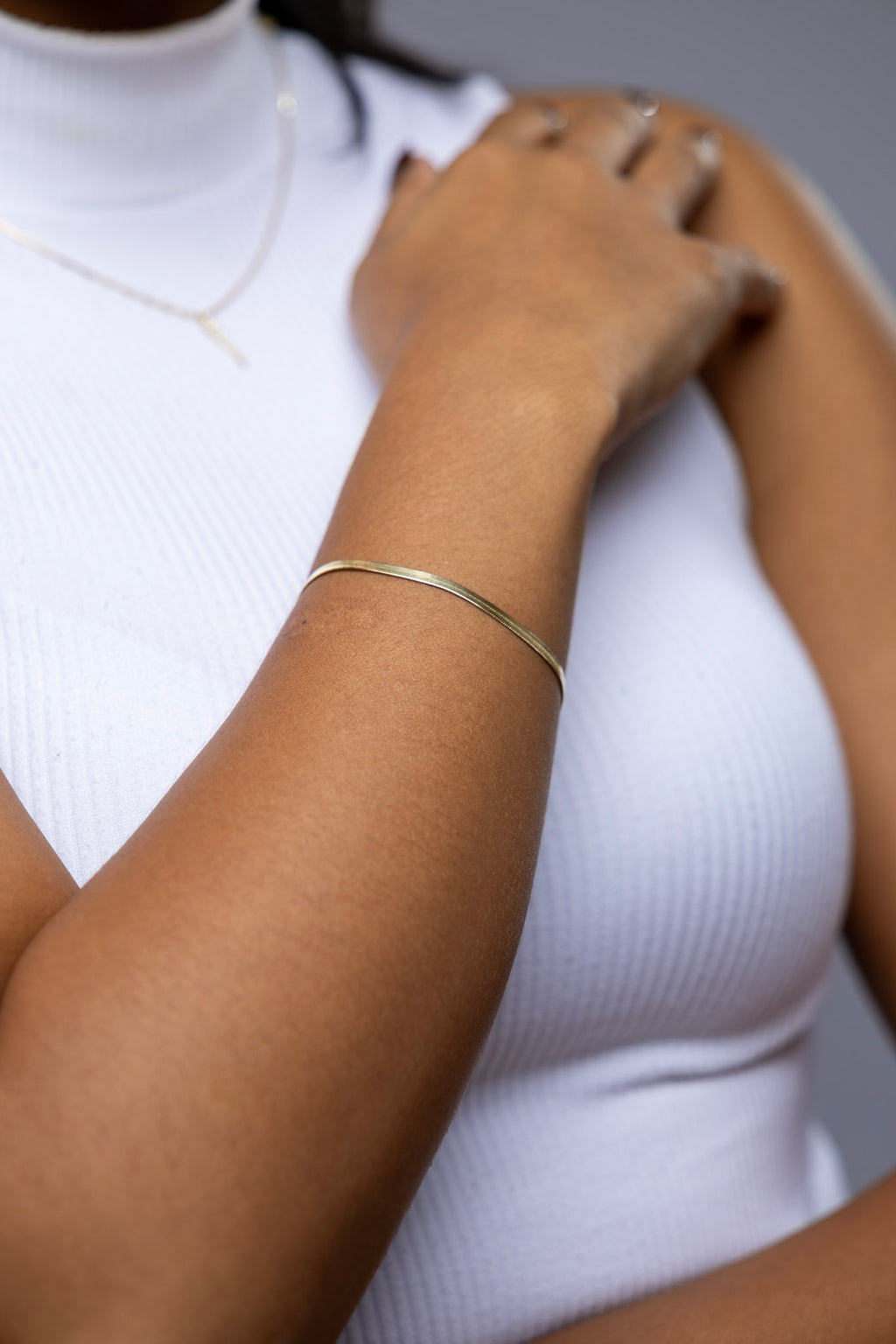 18k Gold Filled 3.0mm Herringbone Bracelet – Classic, Bold & Handcrafted in Brazil