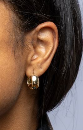18k Gold Filled Chunky Clicker Earrings – Bold, Modern & Timelessly Chic