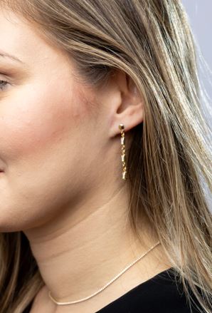 CAMi 18k Gold Filled Opal Drop Earrings – Delicate, Feminine & Timeless