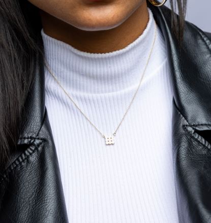 18k Gold Filled CZ Cluster Necklace – Dainty, Elegant & Handcrafted in Brazil
